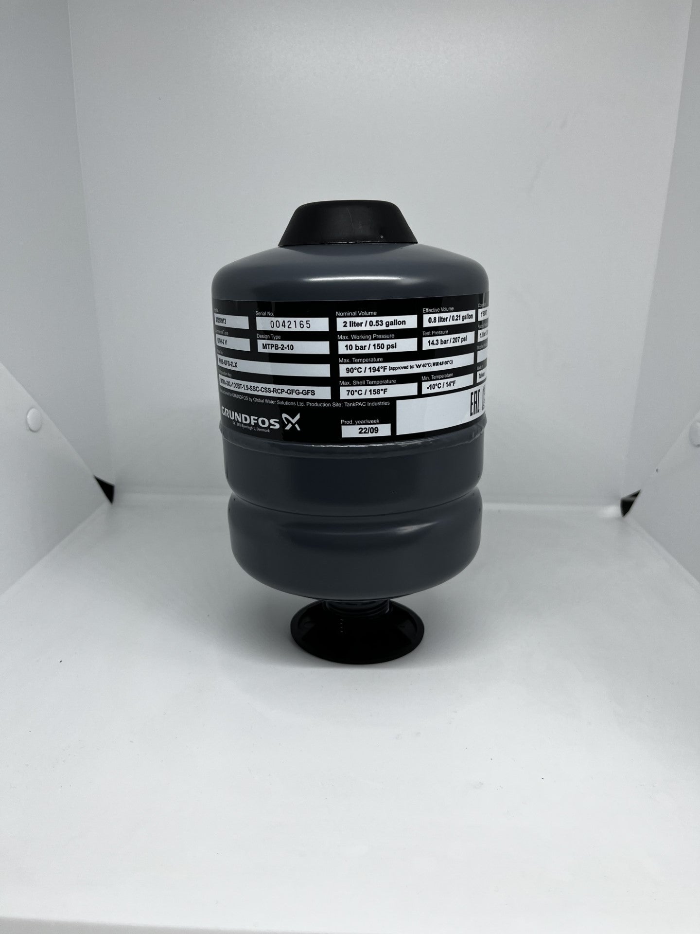 Pressure Tanks 2L - 300L